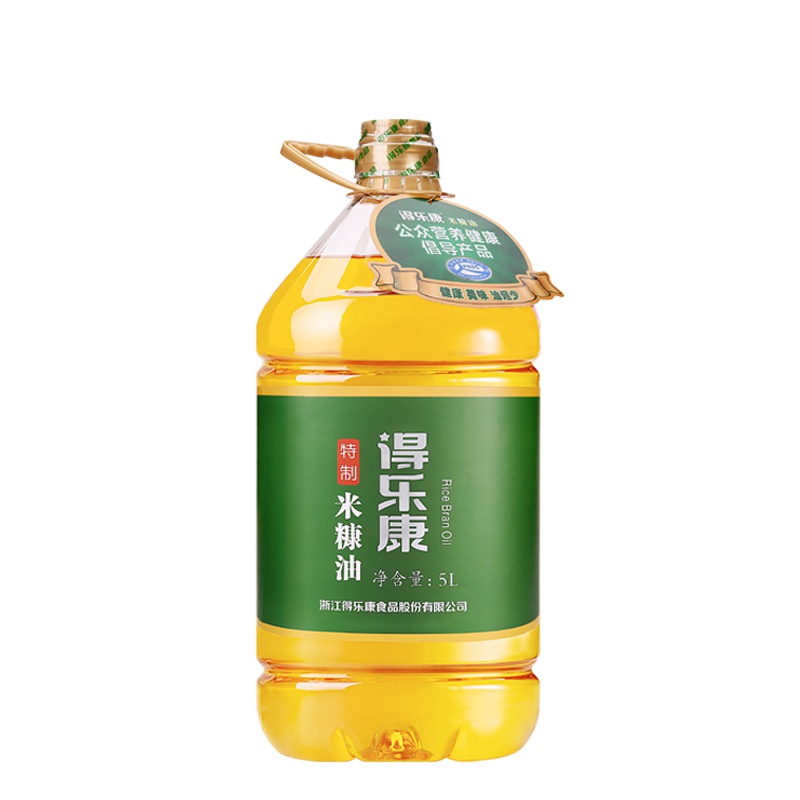 得乐康特制5L米糠油稻米油食用油粮油大桶装谷物油