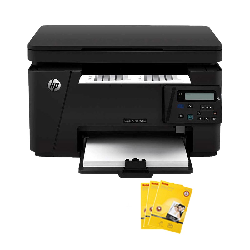 惠普(HP)M126a黑白激光打印复印彩色扫描多功能一体机家用企业办公文档文件材料试卷打印替代1136 132A