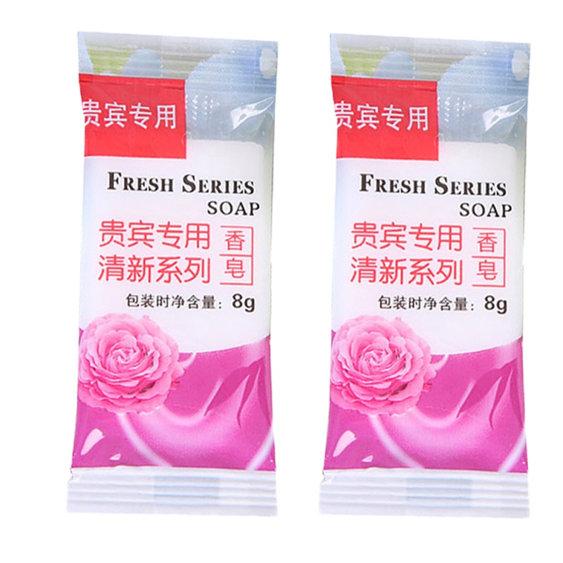 三清酒店一次性方形肥皂8g 100块装