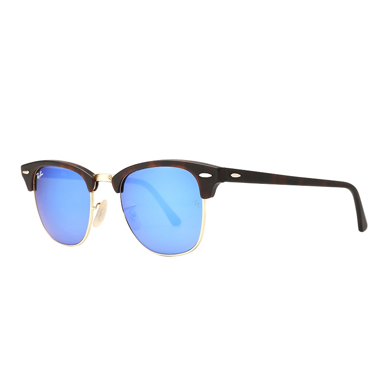 RayBan雷朋太阳镜派对达人半框彩膜反光镜面墨镜0RB3016