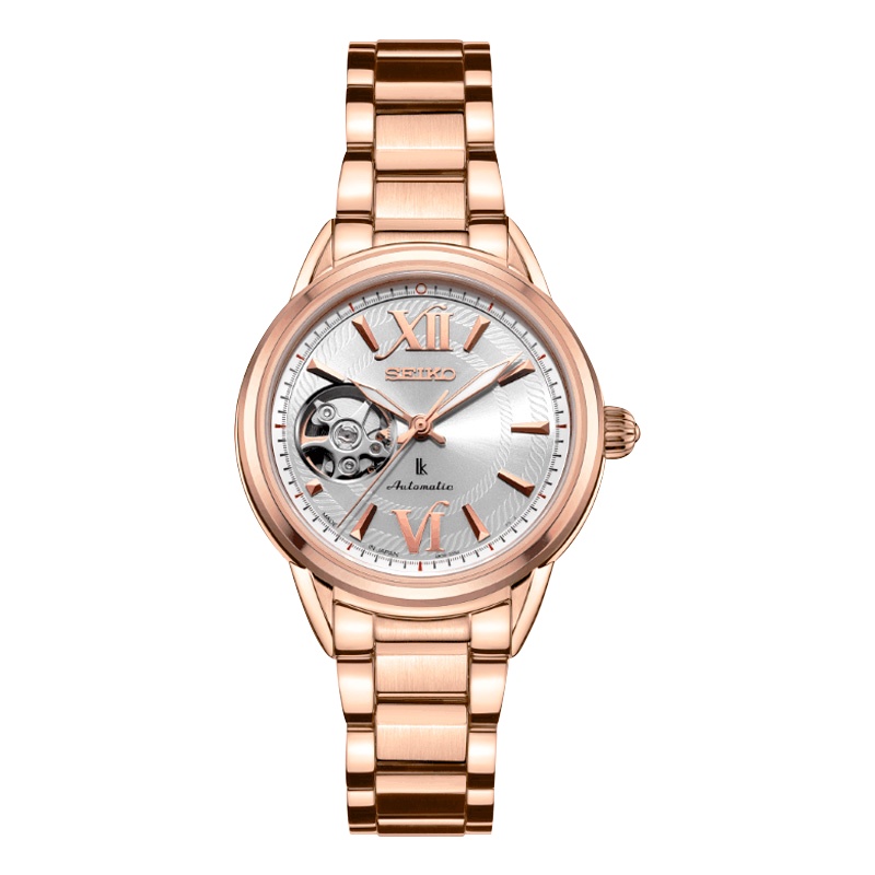 seiko精工手表女士时装表日本镂空机械女表 SSA794J1