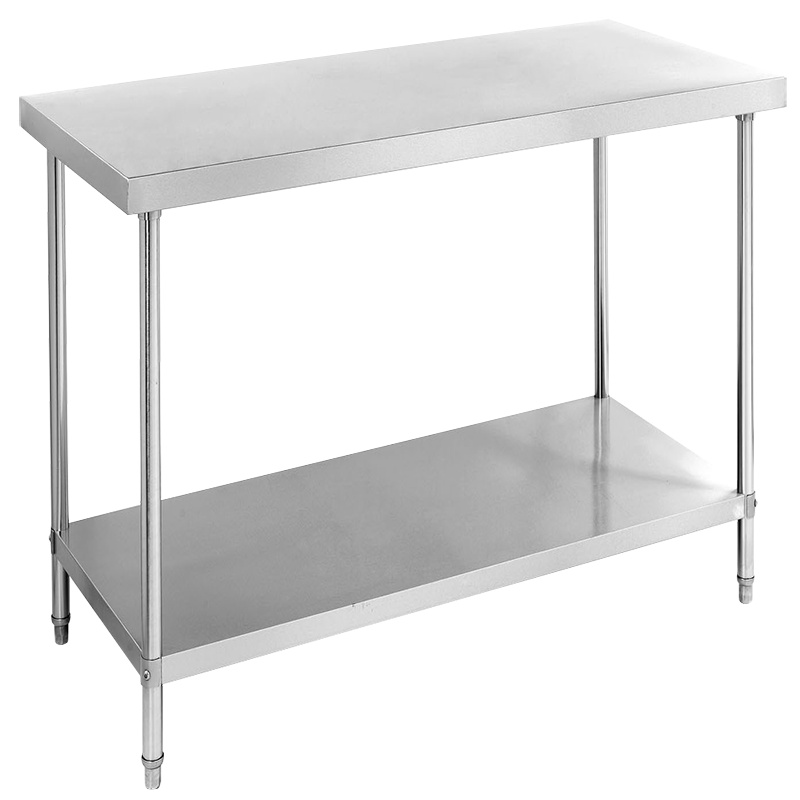 金佰星厨房商用保鲜操作台(双层平板工作台)