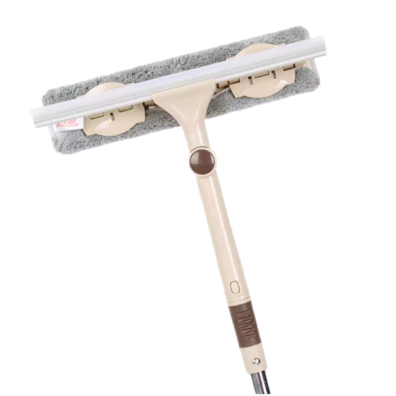 美丽雅双面刷擦窗器擦玻璃神器家用刮水伸缩杆清洁工具窗 户刮玻