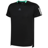 【自营】adidas阿迪达斯男子短袖T恤网球休闲运动服CF7974 L CF7977黑