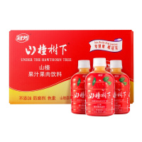 冠芳-山楂树下山楂混合果汁果肉饮料350ml*15瓶整箱（新老包装随机发货）