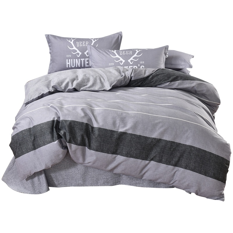 意尔嫚 全棉三件套床单被套枕套纯棉床上用品套件