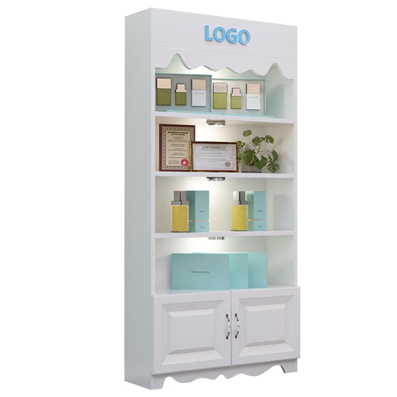 [藏书阁]立式展示柜玻璃门定制小饰品吧台店铺玩具架陈列商用店面展架卧