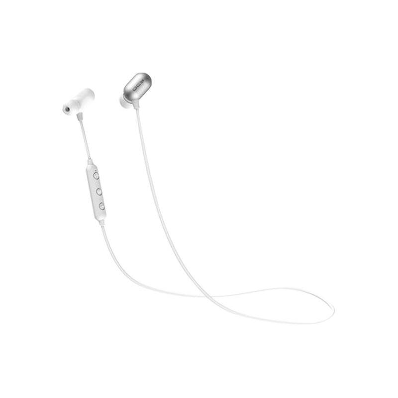 QCY S1无线蓝牙耳机入耳式运动跑步健身 金属迷你胶囊耳机重低音苹果安卓男女通用 防水超长续航 白色
