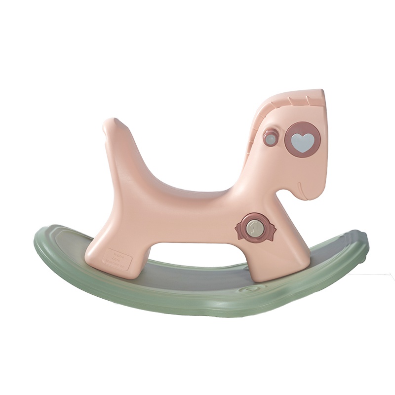 babycare宝宝摇摇马 儿童摇马塑料小木马 1-2-3周岁礼物婴儿玩具 克里奥粉 7901