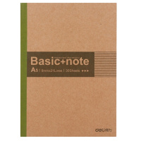 得力7672 A5办公无线装订本(混) 2本装