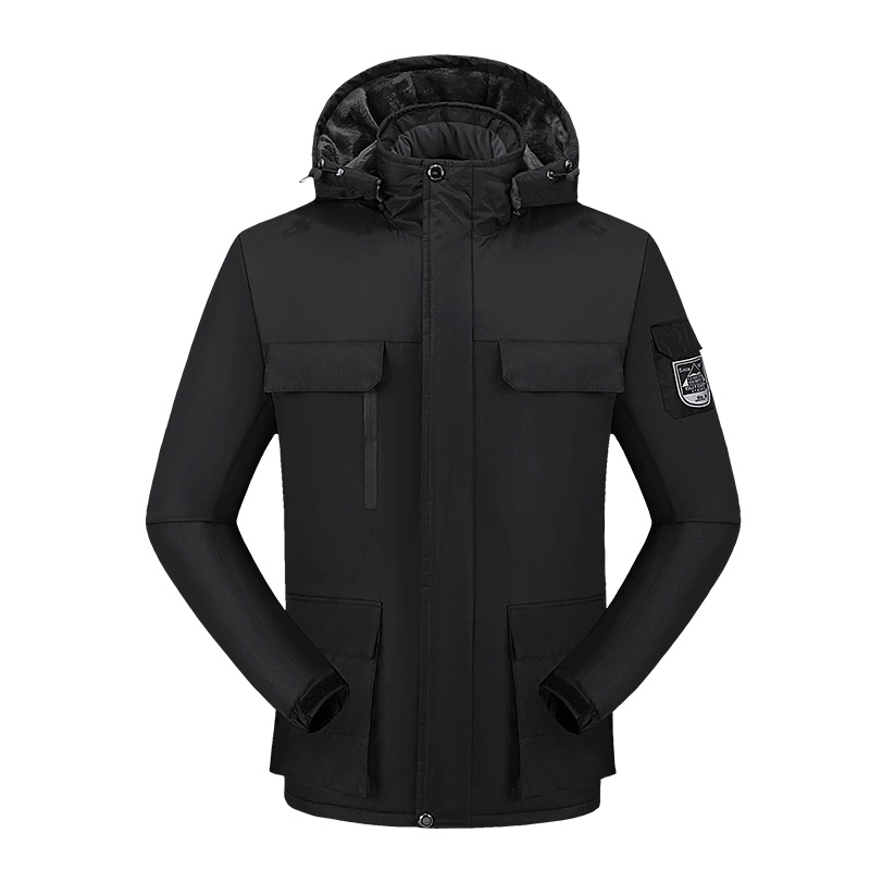 【直营】木林森(MULINSEN)户外男女棉衣加厚加绒棉服保暖防寒棉袄