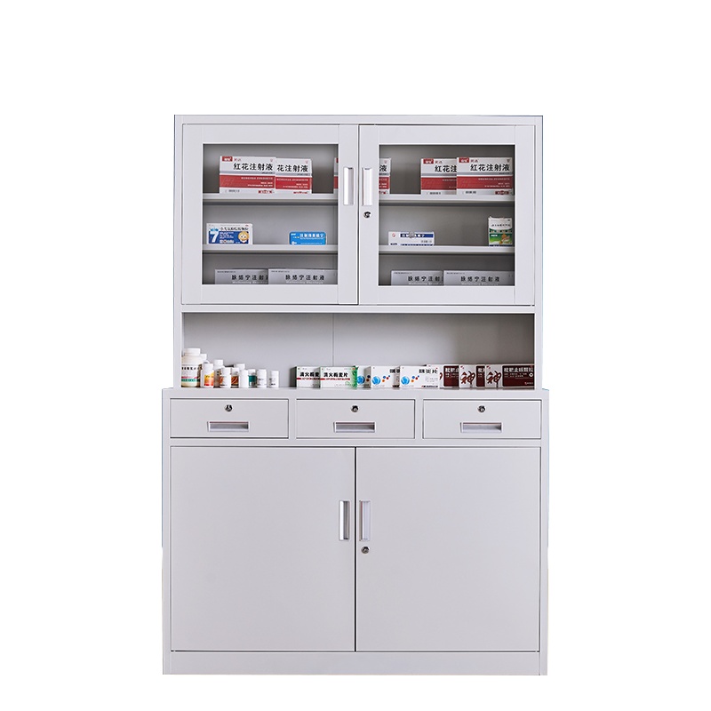 铭威盾中药柜不锈钢药柜钢制调剂台医用配药柜诊所柜药店处置台