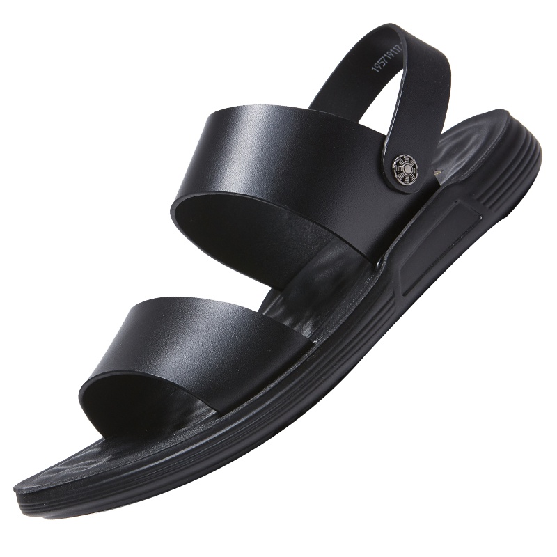 奥康凉鞋男夏季真皮凉鞋男休闲鞋沙滩鞋男鞋软底两用凉拖鞋