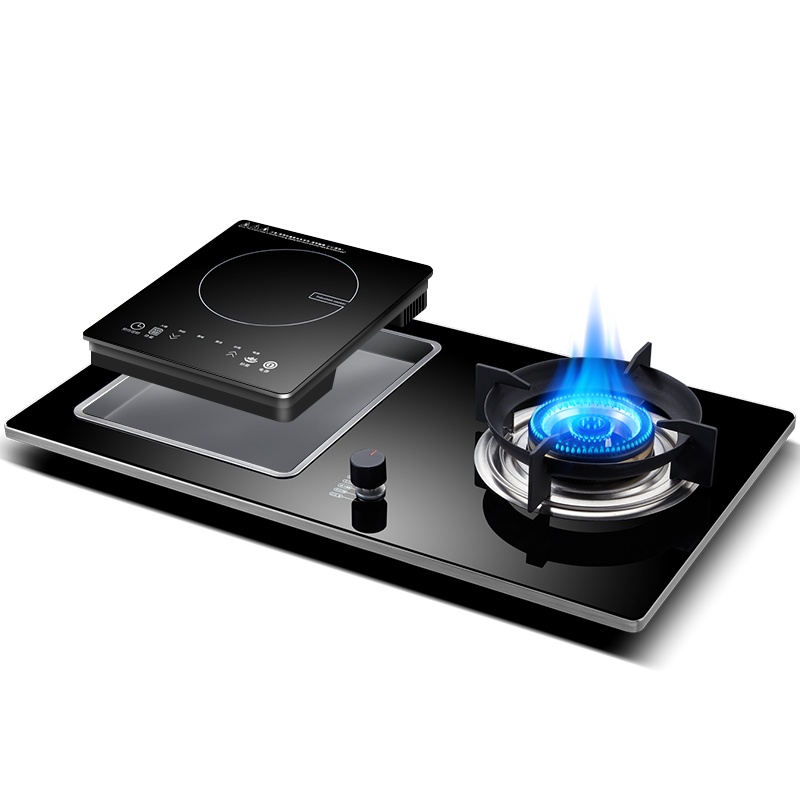 欢呼好太太 气电两用燃气灶灶具 JZT-A021 一电一气双眼灶煤气灶电磁炉 电气一体灶天然气灶 打火灶