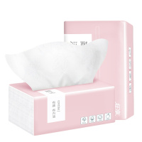 纤净 320张4层*10包装 加量加厚简洁款原生木浆母婴抽取式餐巾纸抽纸卫生纸