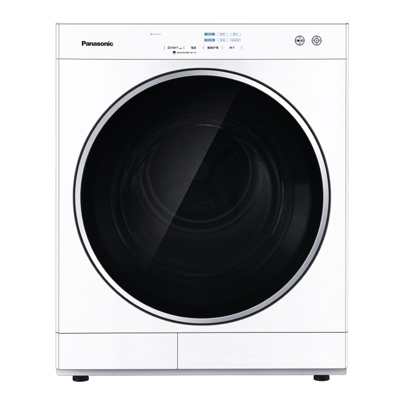 Panasonic/松下 6公斤冷凝式烘干机小型家用衣干即停干衣机 白色 NH-6011P