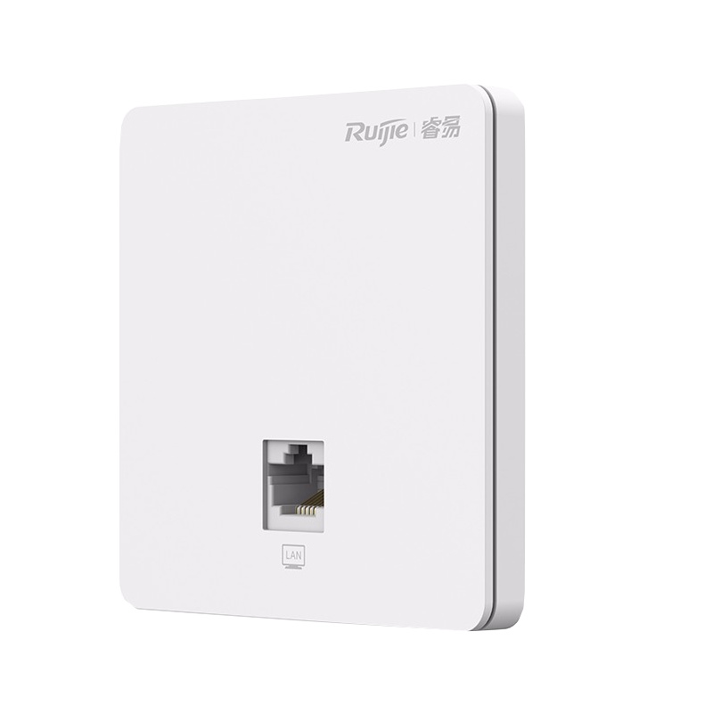 睿易 锐捷无线AP面板式 RAP1200(F) 双频1167M 无线接入点 白色