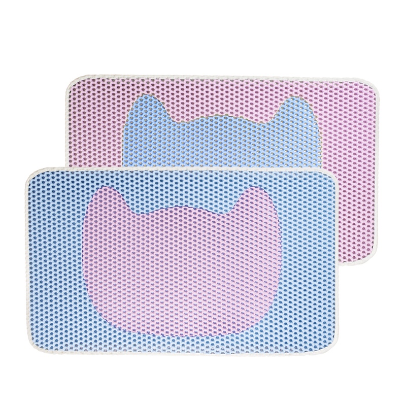 洁客(Drymax)宠物用品猫拼图猫砂垫(蓝色)