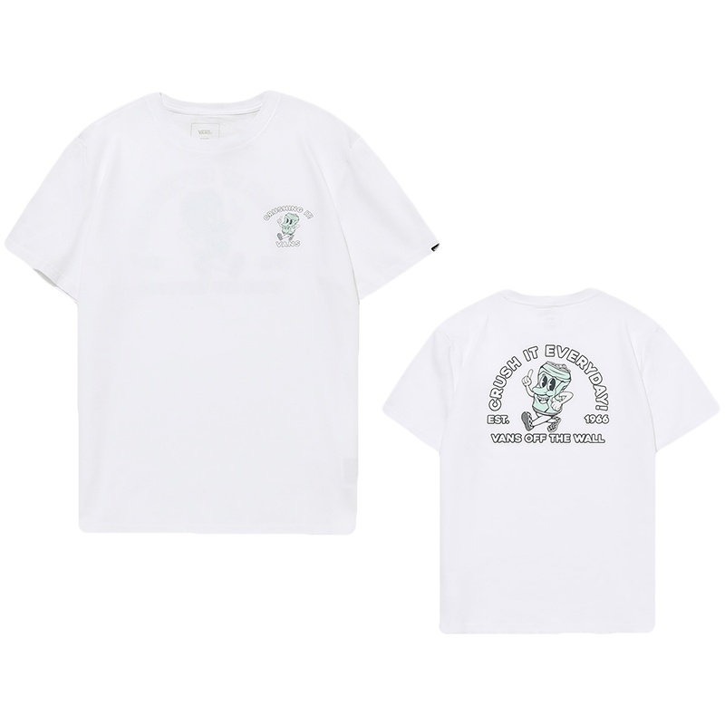 【自营】VANS范斯男装运动服休闲短袖T恤VN0A4UQPWHT