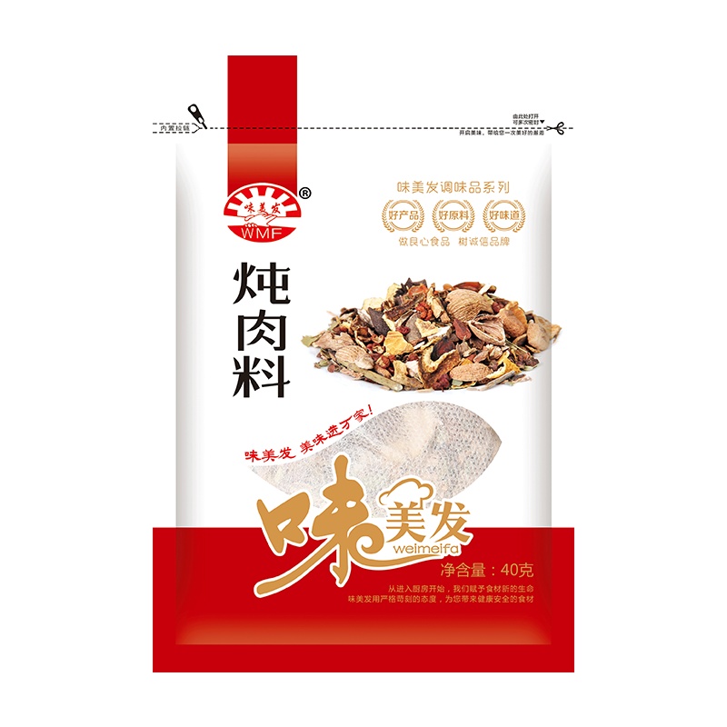 味美发(WMF) 香料调味料调味品 卤味调料 卤肉料 炖肉料 卤料 炖肉料40g