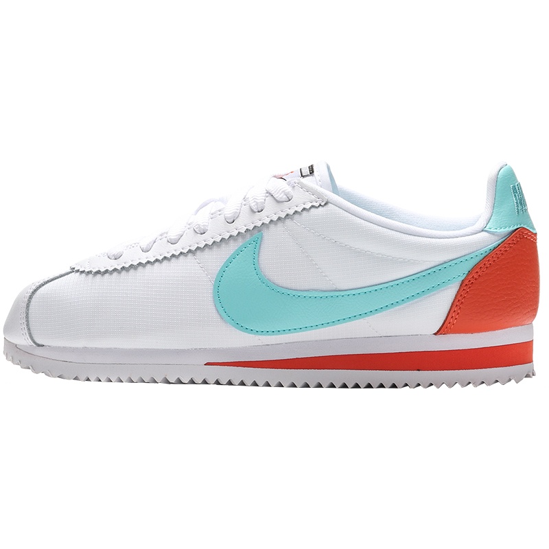 NIKE耐克女鞋休闲鞋时尚白粉撞色阿甘鞋轻便运动鞋905614