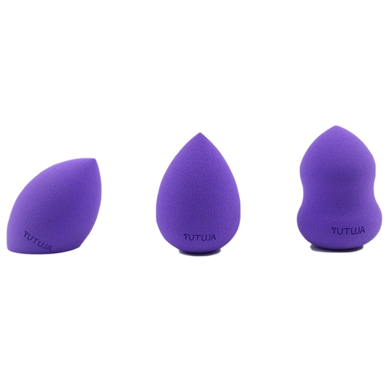 三个装送支架YUTUJA美妆蛋干湿两用美妆蛋不吃粉超软化妆蛋粉扑海绵美妆工具