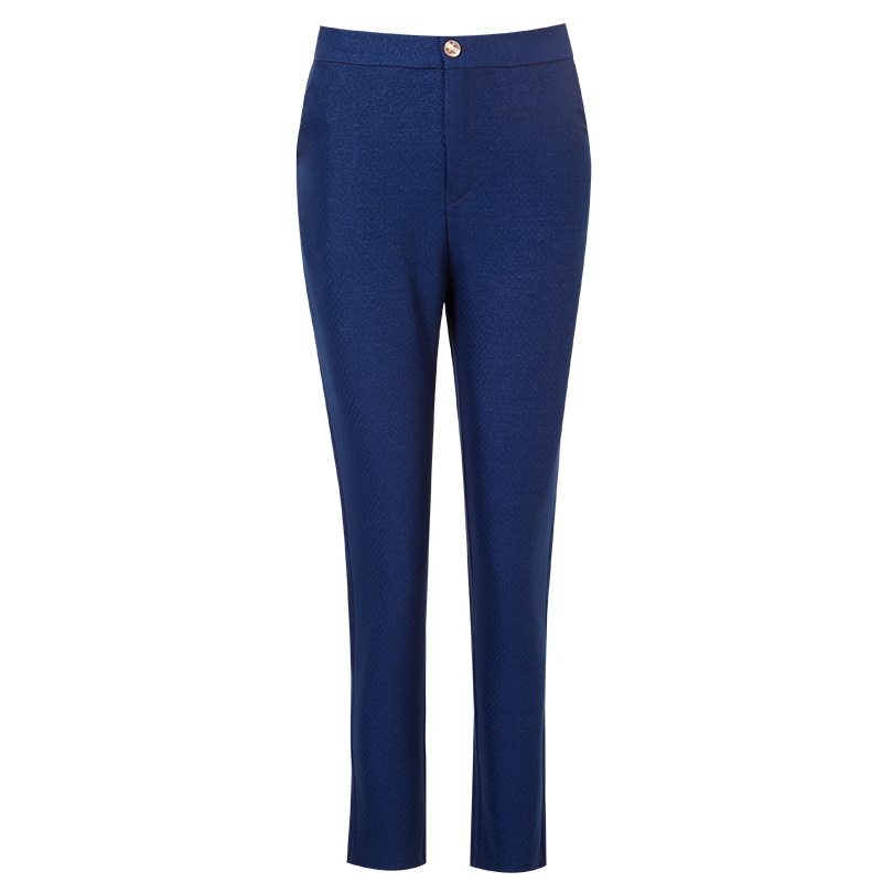 晚白2021春季新品简约修身显瘦高腰通勤百搭职业西裤长裤休闲裤女