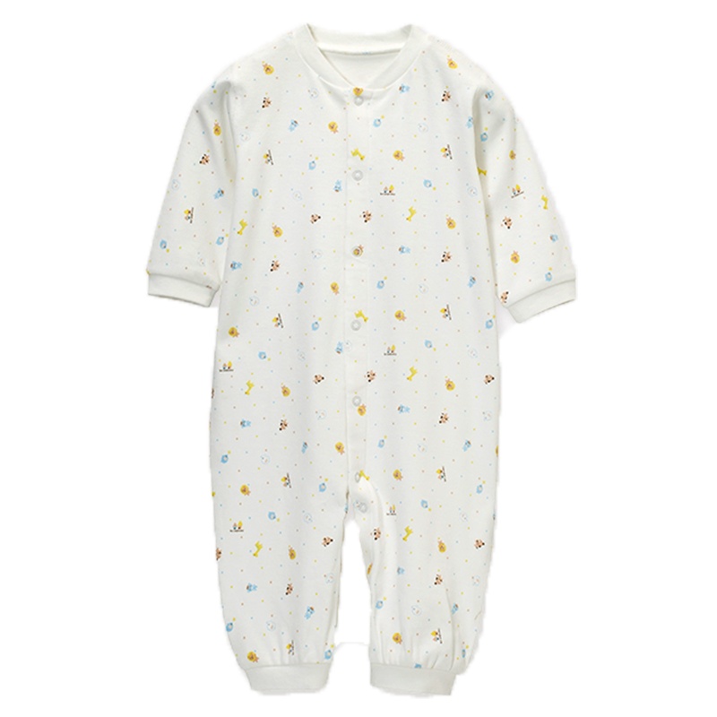 丽婴房婴儿衣服儿哈衣纯棉内衣婴儿爬服连体衣爬爬服春秋款