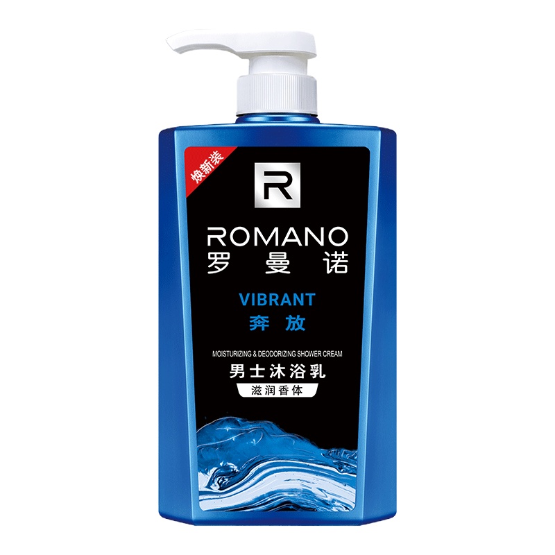 罗曼诺(ROMANO)奔放滋润留香沐浴乳600ml