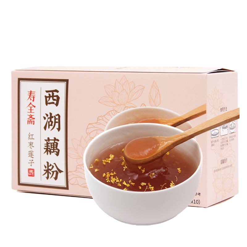 寿全斋 西湖藕粉（红枣莲子）300g/盒