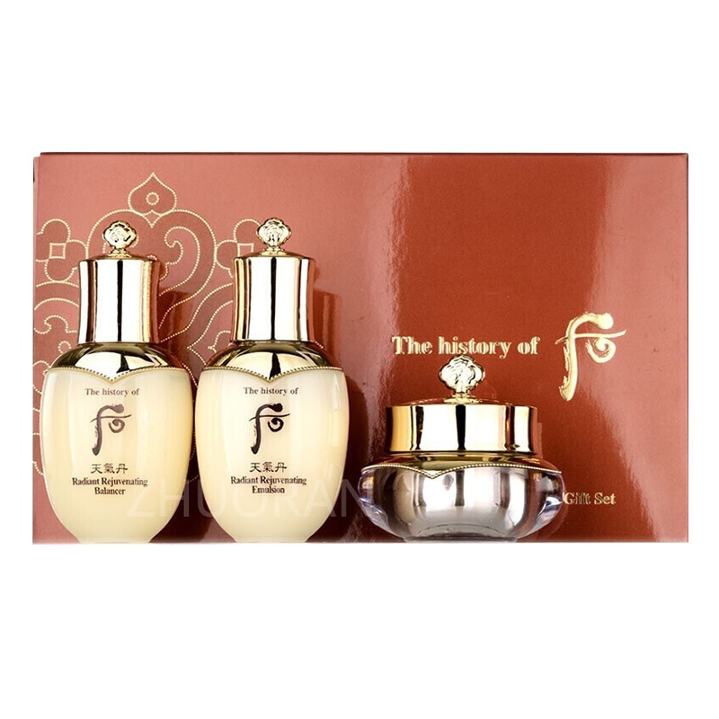 后天气丹花献光彩紧颜系列3件套