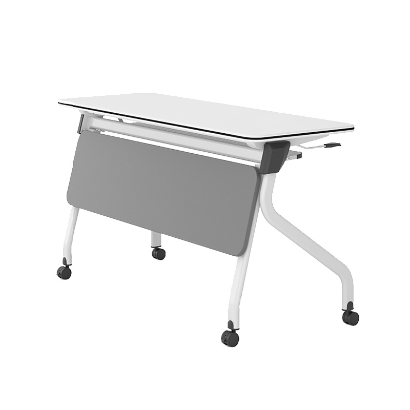 榭邦042办公家具 1.6米蓝色三人位1 折叠会议桌 1600*400*750mm