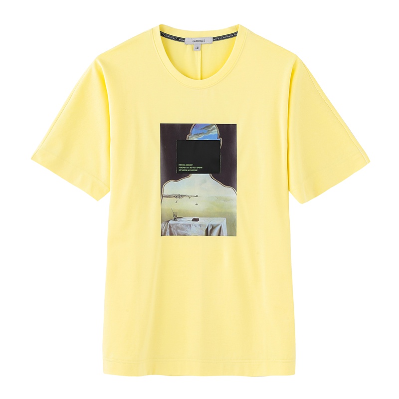 马克华菲男装2018夏季新款冰氧吧潮流印花男士T恤短袖