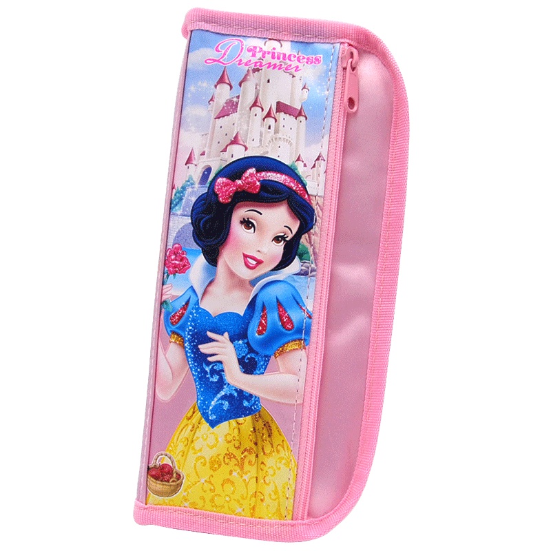 迪士尼(Disney) 卡通笔袋 Z0890白雪公主大容量文具盒 学习用品 中小学生铅笔盒 男女孩学生奖品 韩版创意奖品