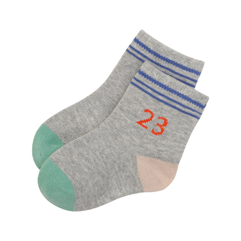 浪莎童趣女童公主袜木耳边1-2岁小宝宝短袜全棉可爱卡通6双装