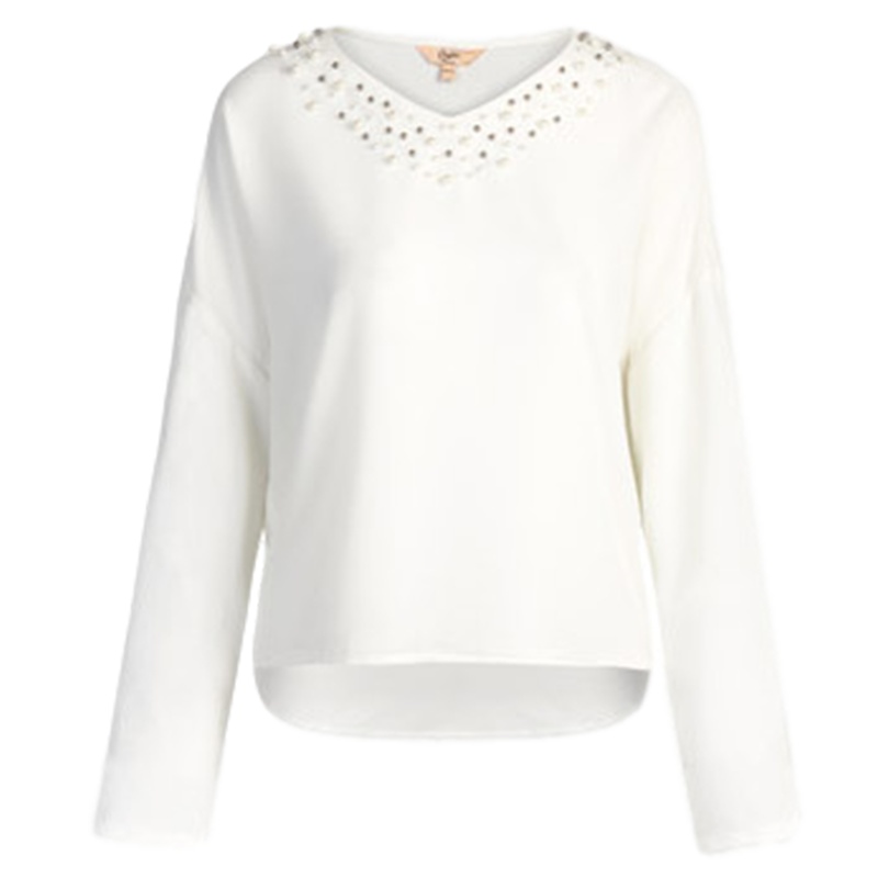 【福利款】拉夏贝尔蕾丝雪纺衫