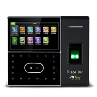 ZKTeco熵基iFace302人脸考勤机人脸打卡机指纹双识别 高清触摸屏