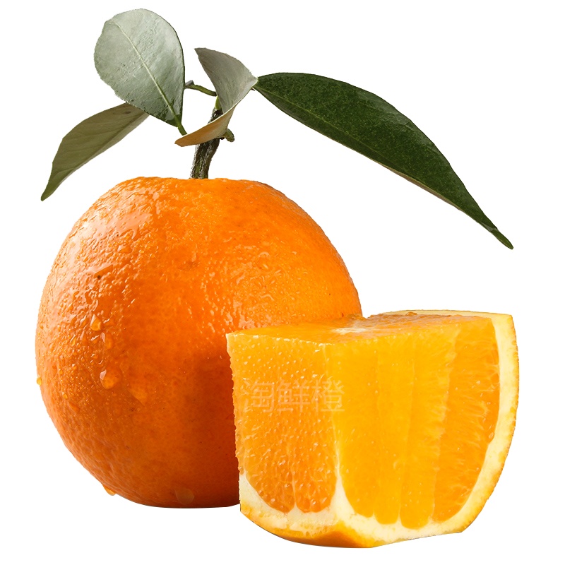 冠町 秭归伦晚脐橙子 湖北新鲜水果苏宁直采 5斤特大果单果约270-400g