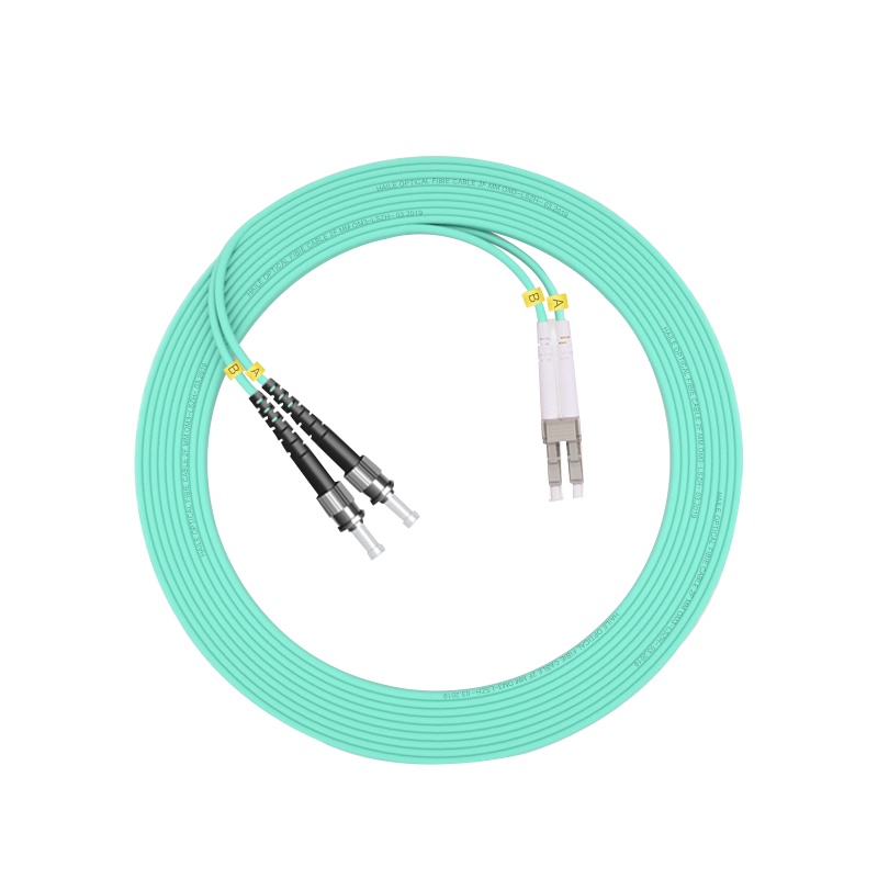 千天(QANTOP)光纤跳线 电信级光纤熔接收发器尾纤 光端机适用ST-LC多模双芯OM4-QT-GXTX416