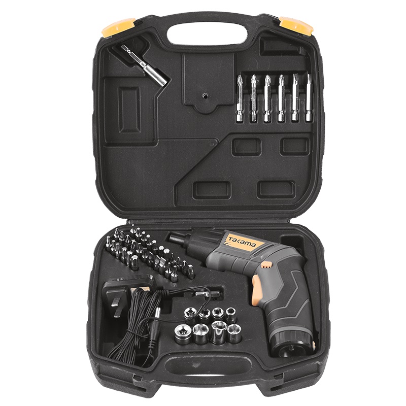 takama(高松)801004 4V电动螺丝刀电钻电起子 家用充电螺丝刀锂电起子机套装可旋转变形电动工具