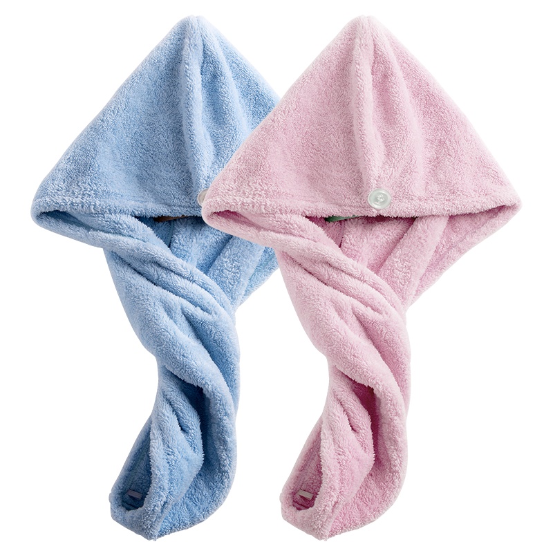 苏宁极物 柔软速吸干发帽 干发毛巾 便携式擦头发包头速干毛巾