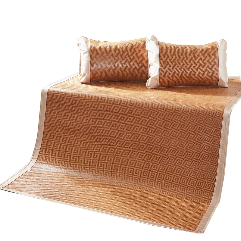 南极人凉席三件套1.5米/1.8米床折叠席子密藤席双人空调凉席