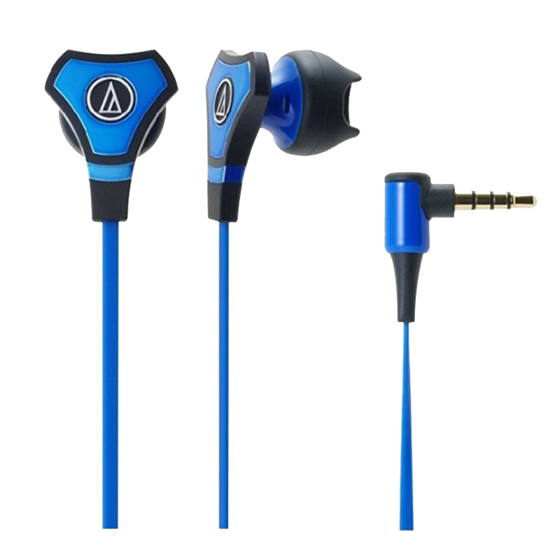 铁三角(Audio-technica)ATH-CHX5 BL 时尚魅力 单体均衡入耳式耳塞耳机 蓝色