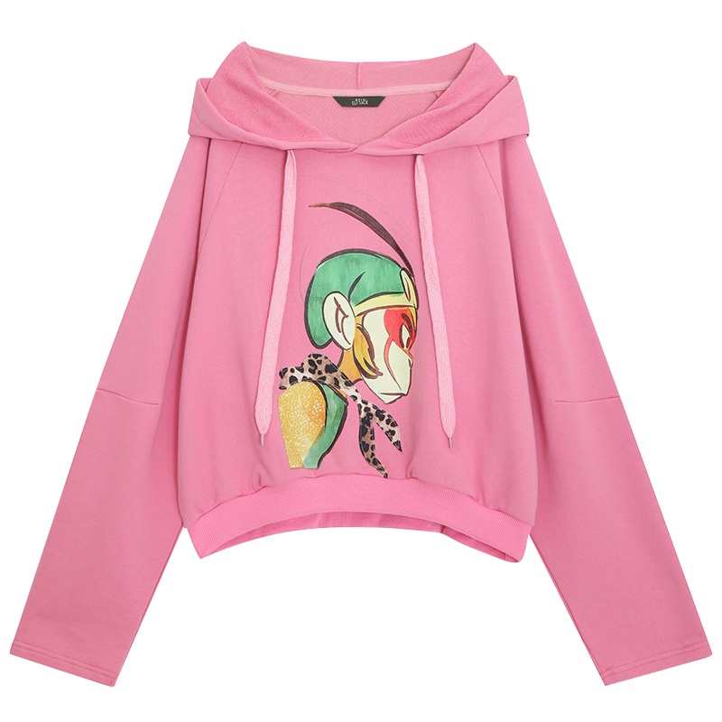 妖精的口袋连帽卫衣女春秋2019新款宽松韩版bf外套长袖潮ins