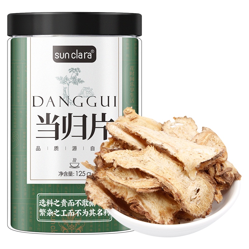 桑克拉(SUN CLARA)当归切片125g/瓶可搭配党参黄芪枸杞