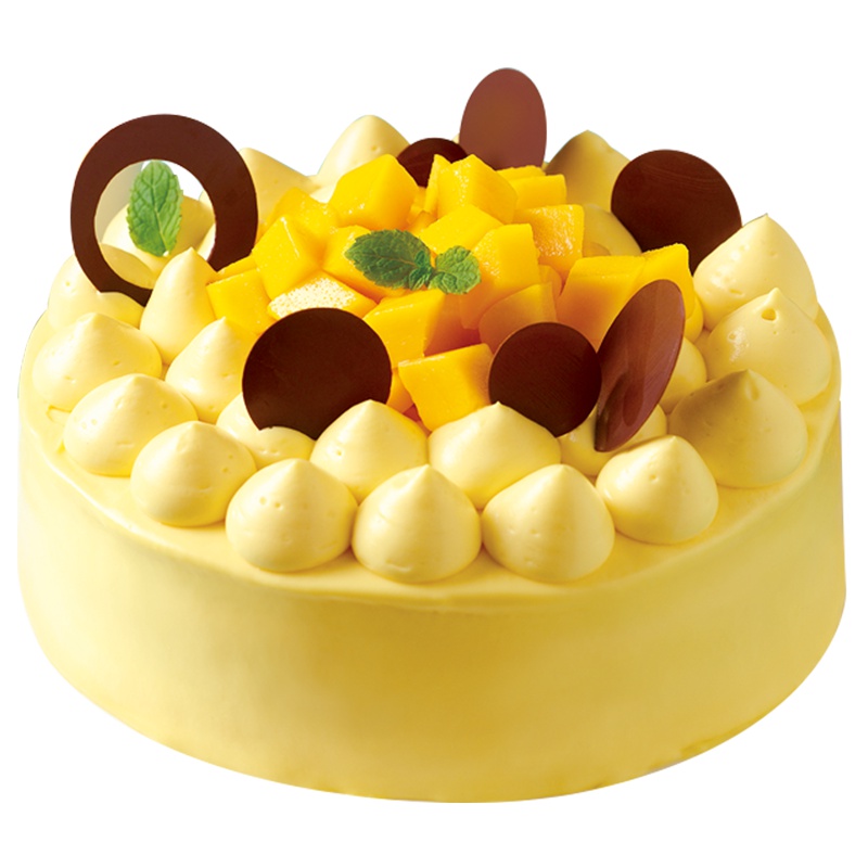 壹点壹客水果鲜奶蛋糕芒果奶油儿童生日蛋糕深圳成都同城配送