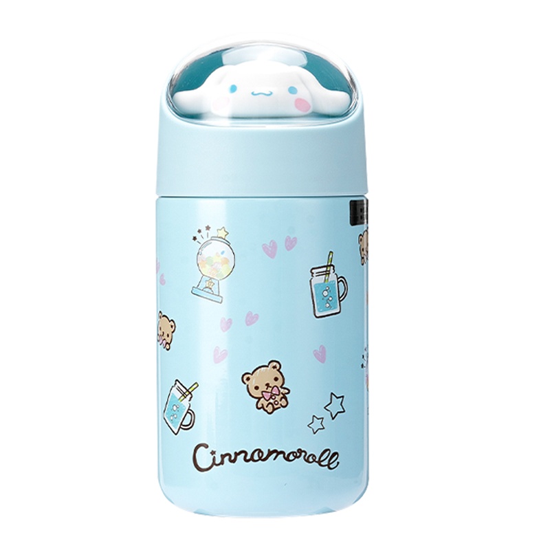 名创优品(miniso) 三丽鸥公仔迷你保温杯可爱少女心ins小巧杯子茶具280mL(蓝色)