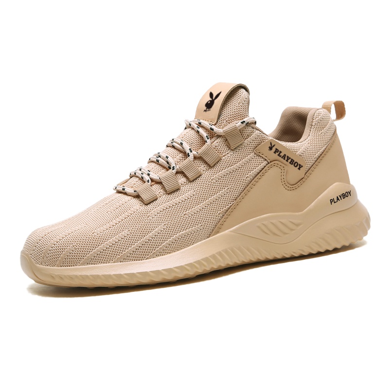 playboy花花公子男鞋2020春秋季休闲鞋男欧美潮牌韩版小椰子鞋潮鞋百搭跑步鞋