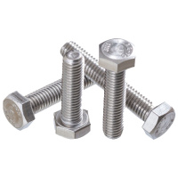 TONG 螺栓M6×25 DIN933全牙 304不锈钢 (500/盒 3000/箱)(50只/价)