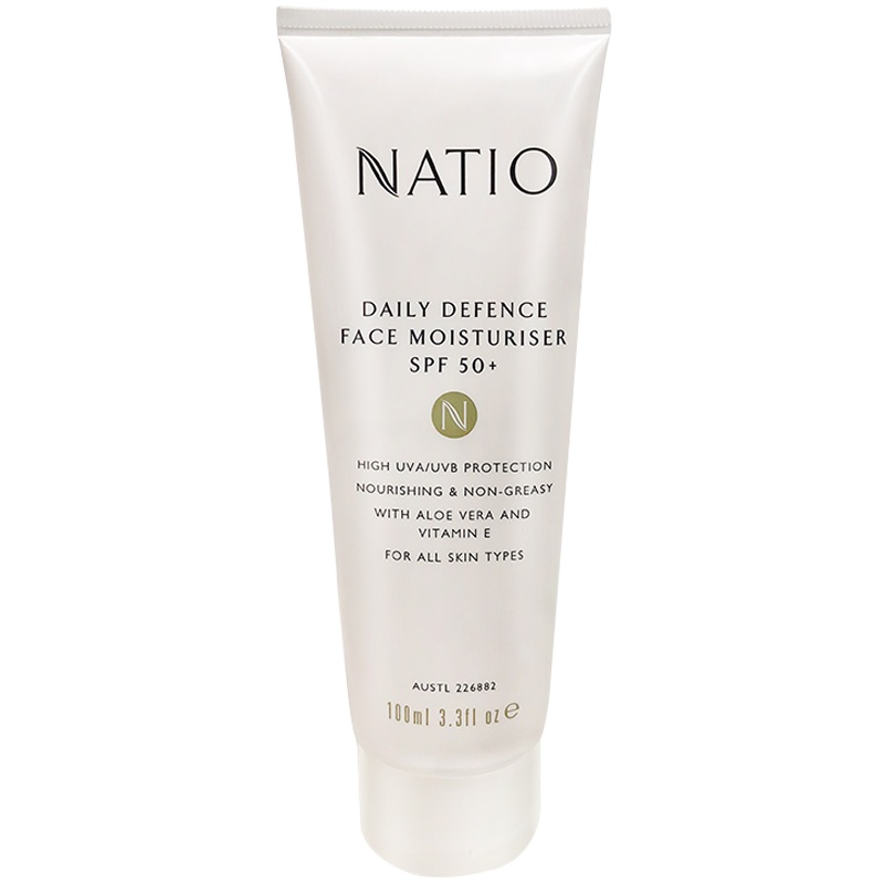 NATIO娜迪奥日常日霜抗UV防晒SPF50+适合任何肤质100g清爽保湿补水 防晒隔离控油平衡